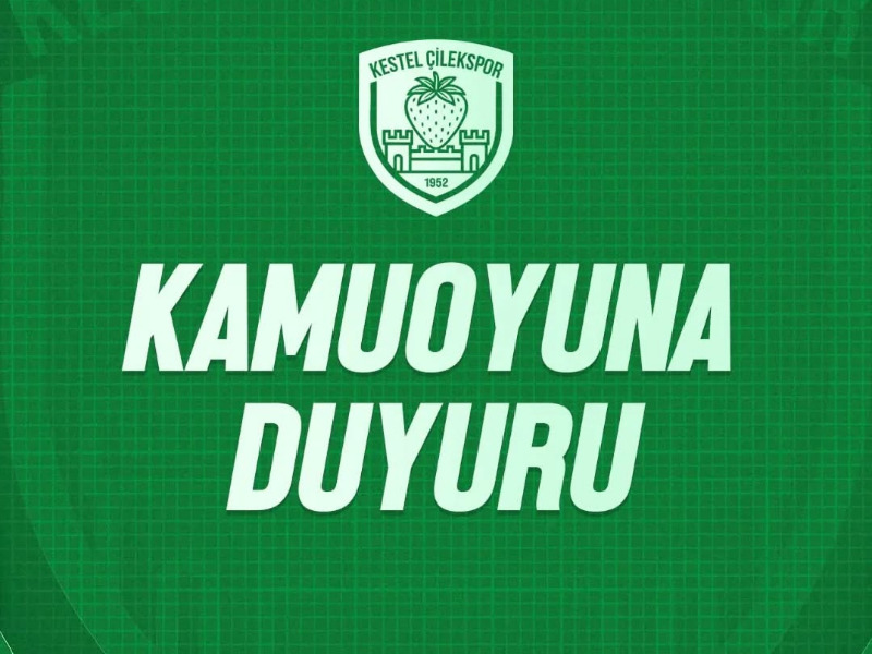  Kestel Çilekspor 3.Lig'de sahne alıyor